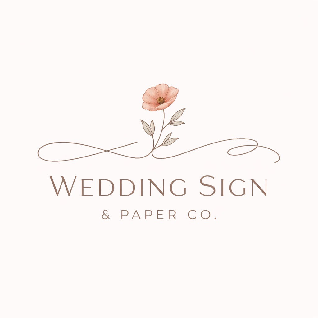 Wedding SIGN & PAPER CO